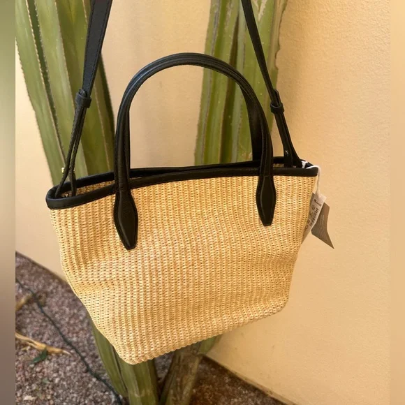 Madewell Raffia mini tote - Picture 2 of 5